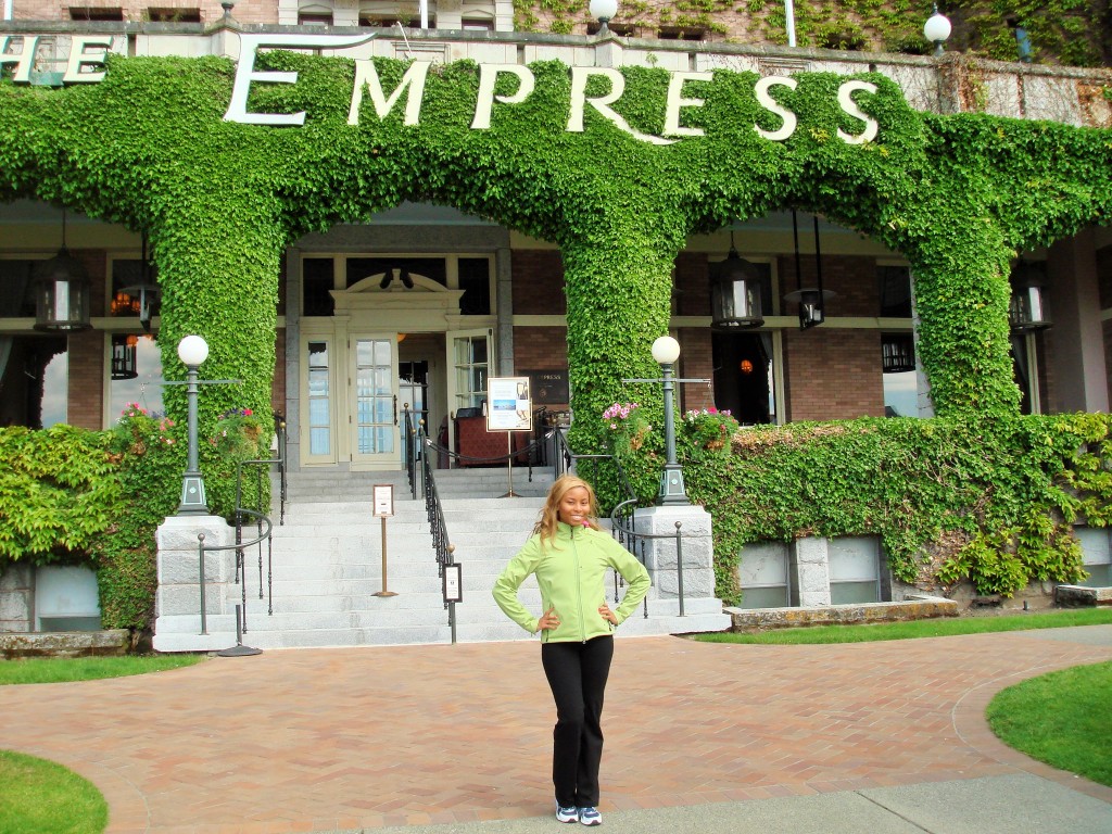 The Fairmont Empress Hotel. A historic landmark.