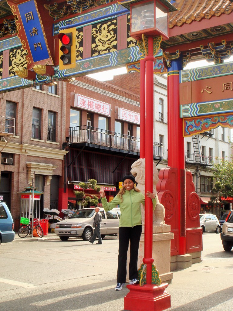 The Victoria's Chinatown Gate.